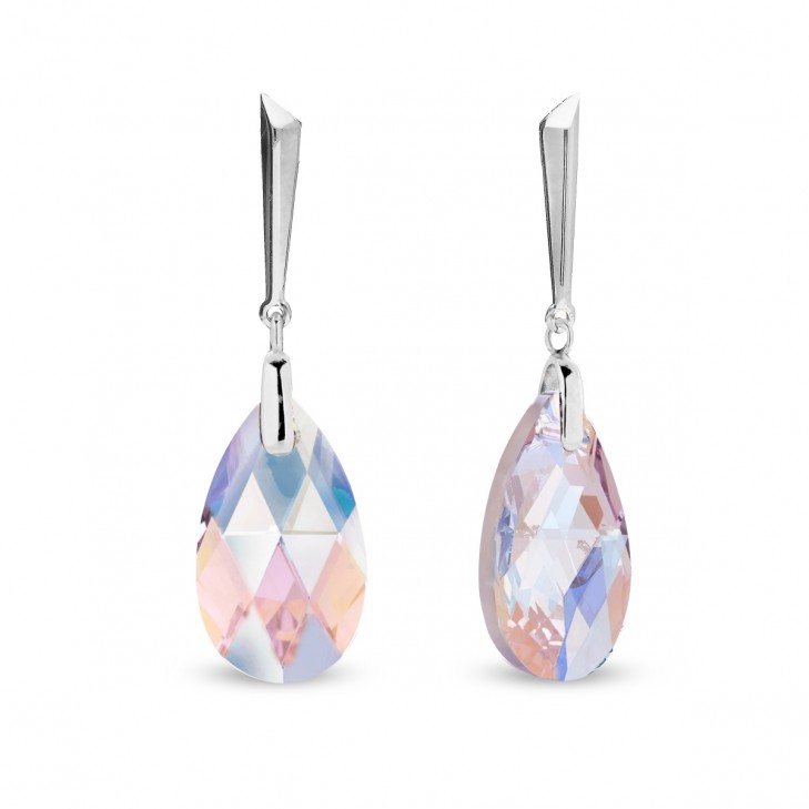 

Серебряные серьги Spark Lacrima со Swarovski модели KWN610622LAMSH