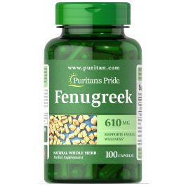 

Пажитник Puritan's Pride Fenugreek 610 mg 100 капсул