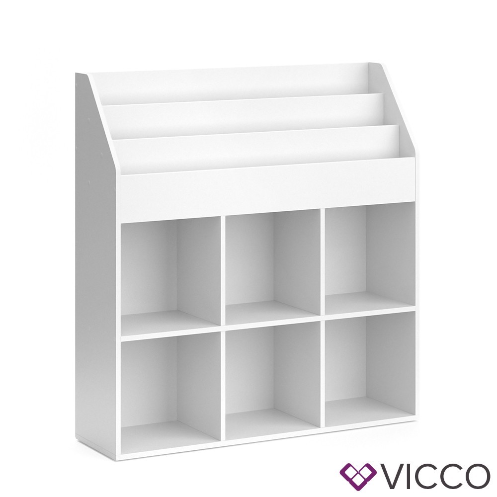 

Комод для папок и игрушек Vicco Luigi, 107x114, белый