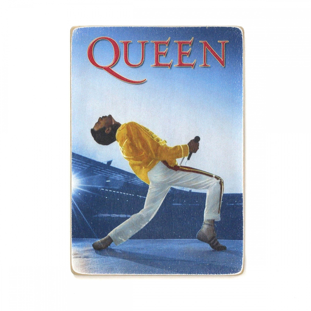 

Деревянный постер Музыка Queen. Квин. Фредди Меркьюри на стадионе А2