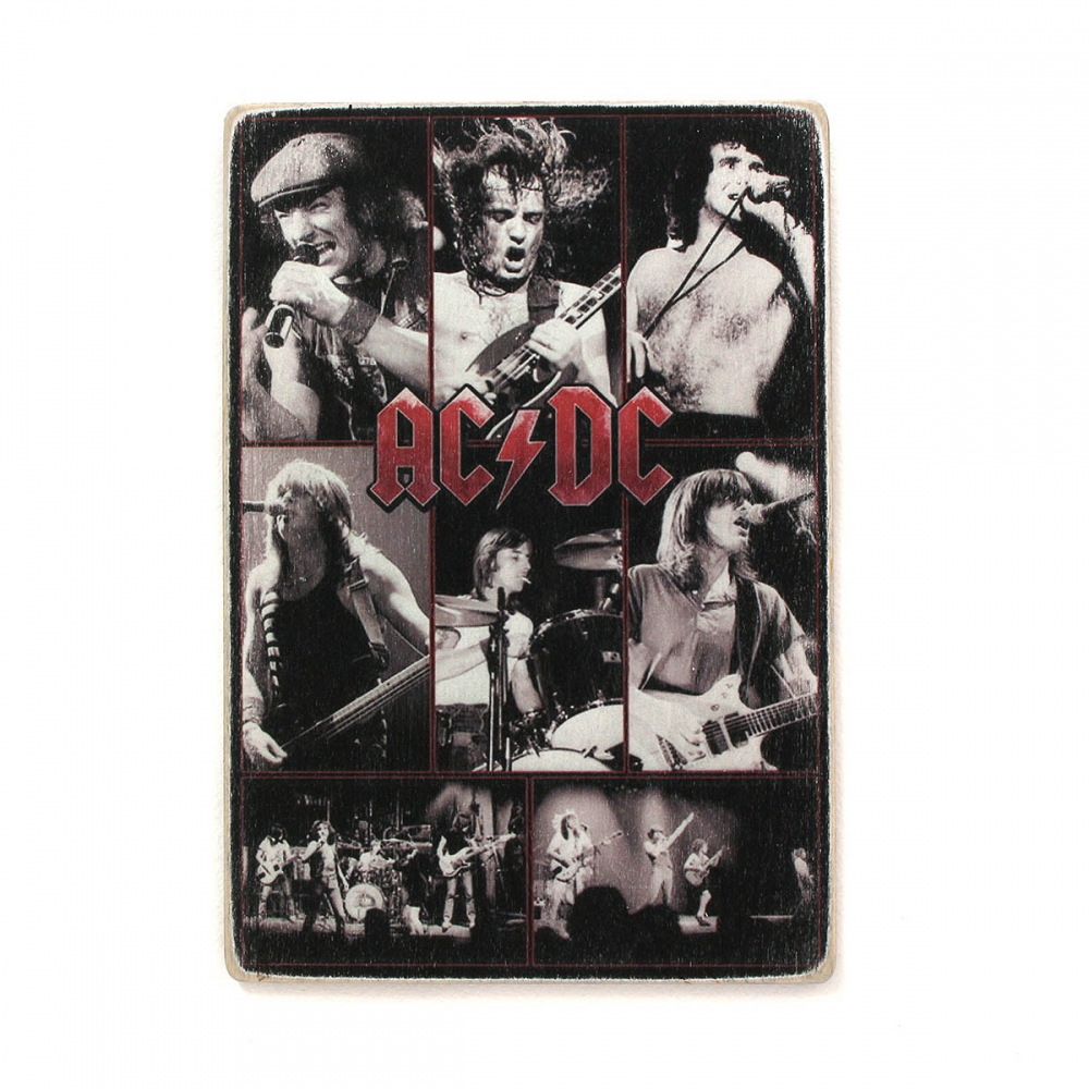 

Деревянный постер Музыка AC/DC. Кадры с концерта А2