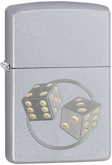 

Зажигалка Zippo 205 Dice Серебристая (Zippo 29412)