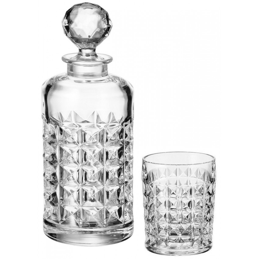 

Набор для виски Bohemia Diamond 7 пр богемское стекло Чехия (99999/9/99T41/246)