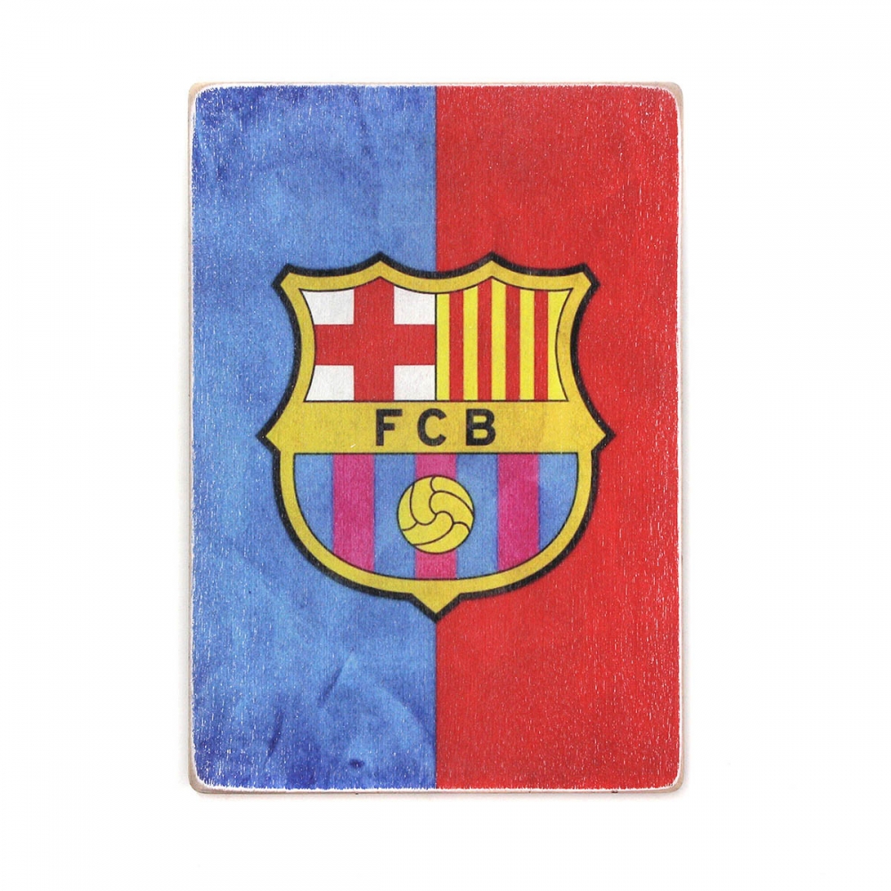 

Деревянный постер Спорт FC Barcelona. ФК Барселона. Логотип А2