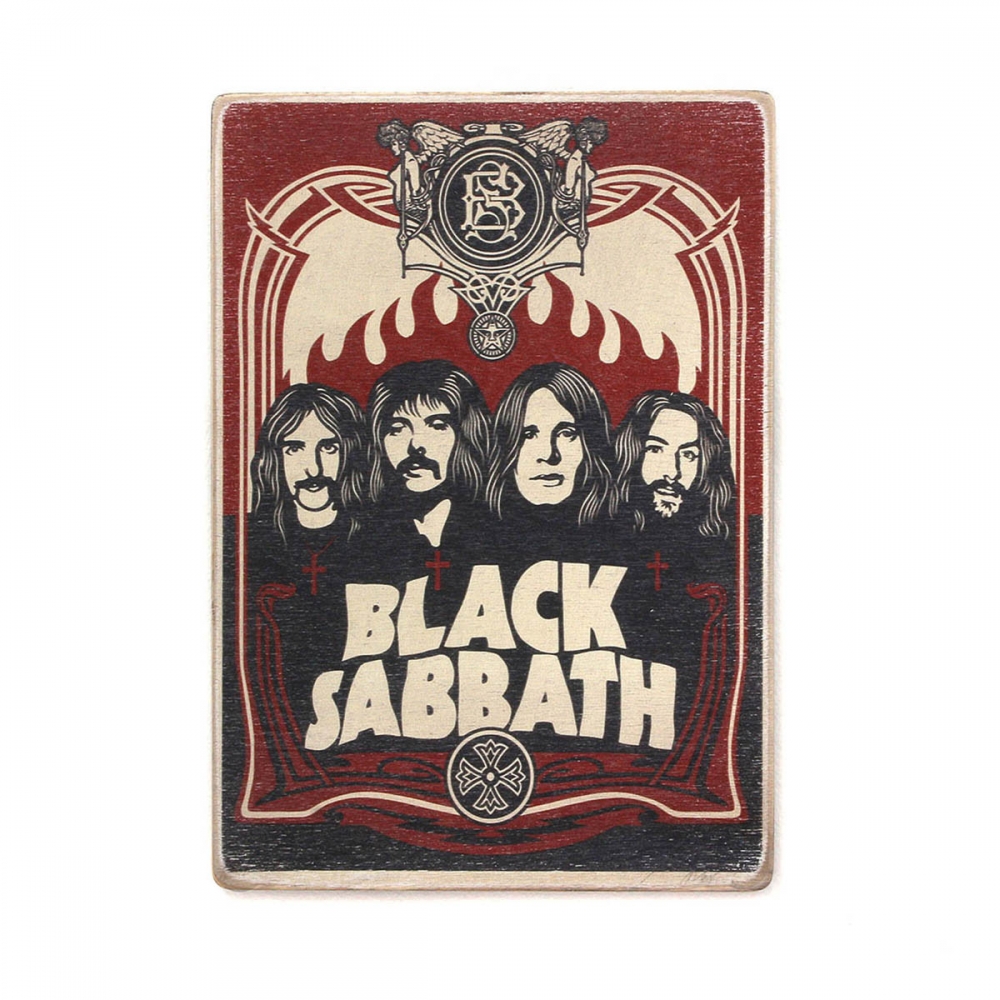 

Деревянный постер Музыка Black Sabbath. Блэк Саббат. Арт А1