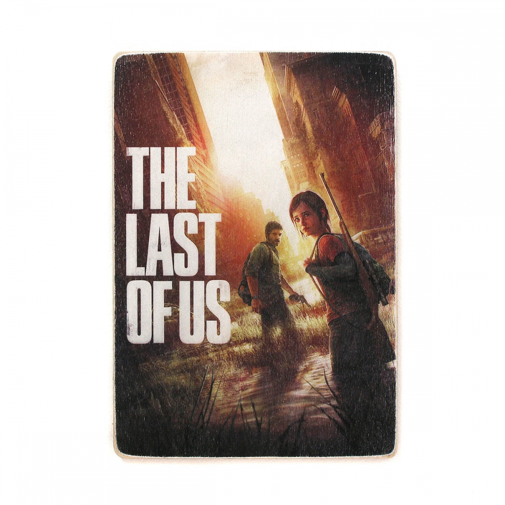 

Деревянный постер Видеоигры The Last of Us. Последние из нас. Главные герои А1