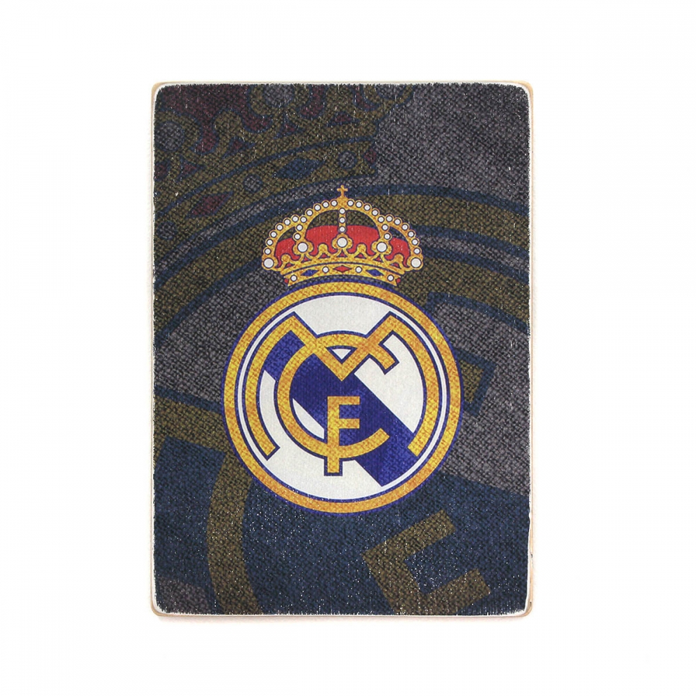 

Деревянный постер Спорт FC Real Madrid. ФК Реал Мадрид. Логотип А1