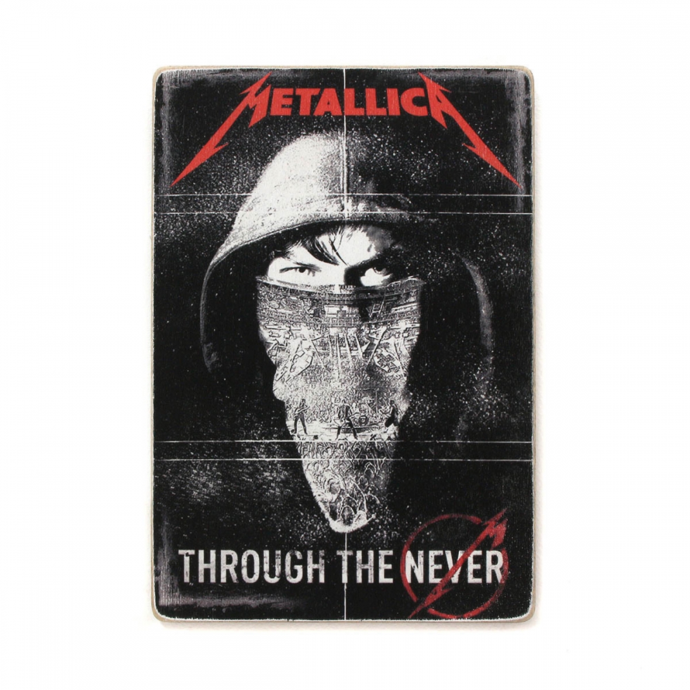 

Деревянный постер Музыка Metallica. Through the never А1