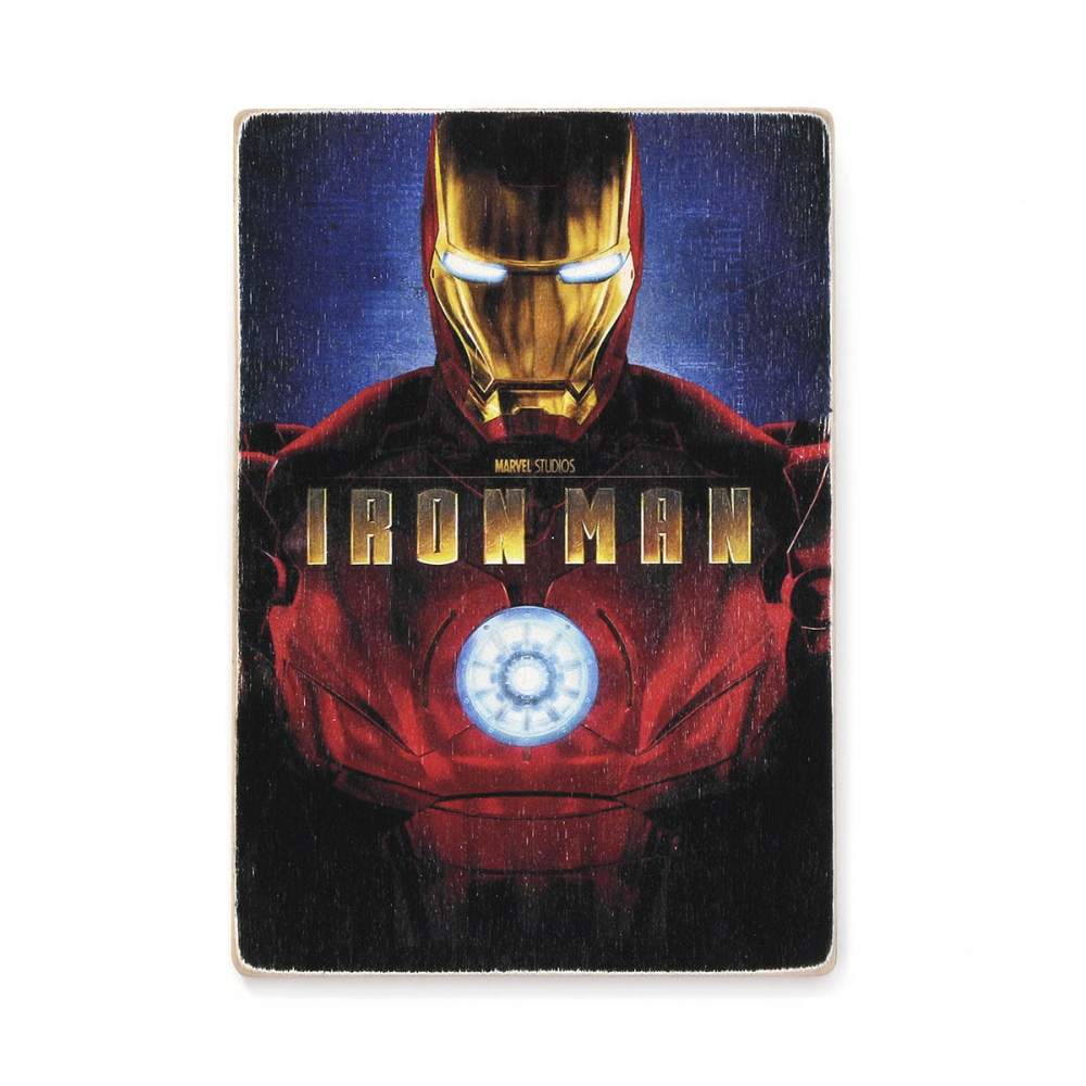 

Деревянный постер Супергерои Iron Man. Железный человек А2
