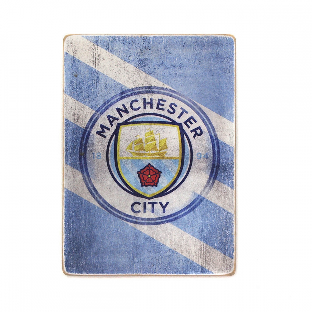 

Деревянный постер Спорт FC Manchester City. ФК Манчестер Сити. Логотип А1