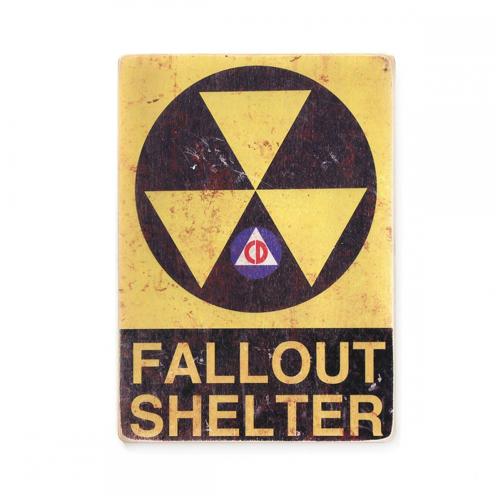 

Деревянный постер Видеоигры Fallout shelter А2