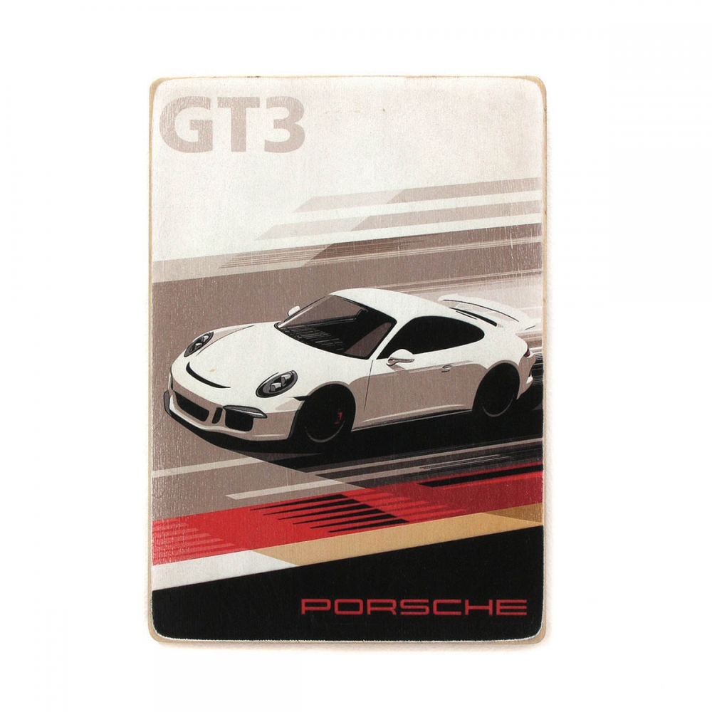 

Деревянный постер Автомобили Porsche GT3. Порше GT3 А2