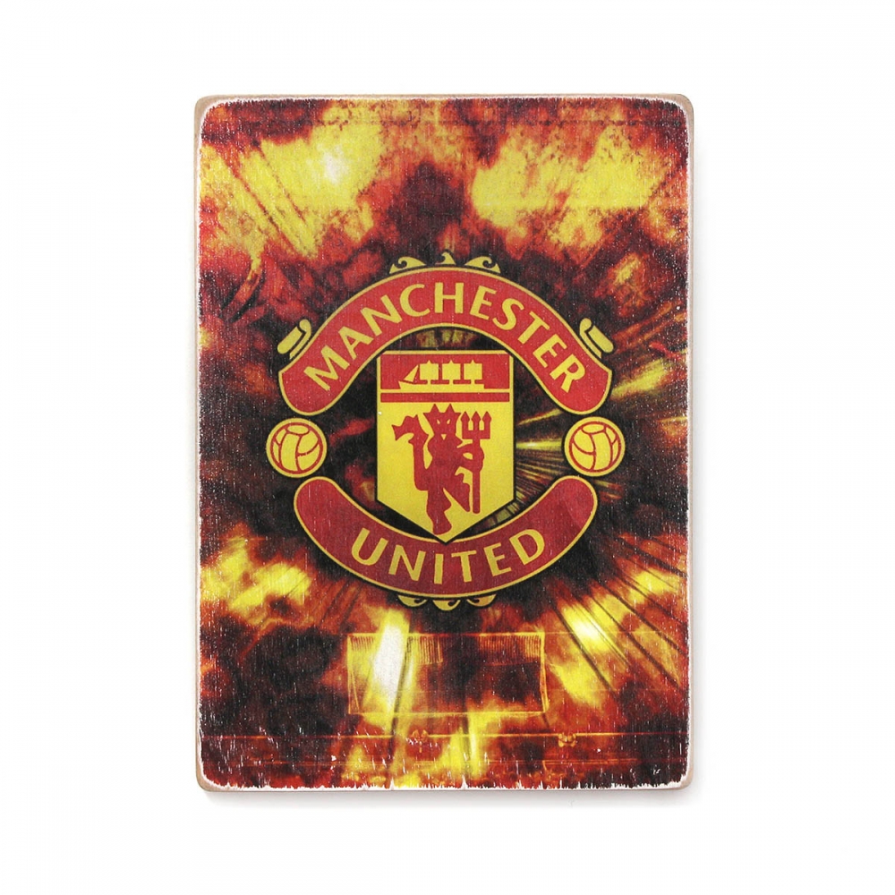 

Деревянный постер Спорт FC Manchester United. ФК Манчестер Юнайтед. Логотип А2