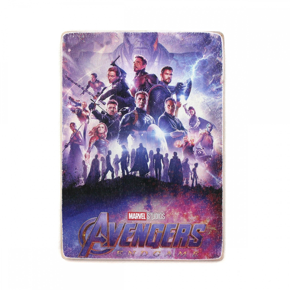

Деревянный постер Супергерои Avengers. Мстители. Финал. Светлый А2