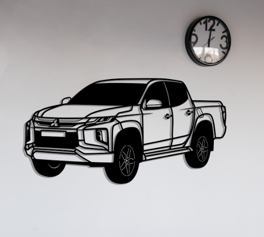 

Деревянная картина - панно Авто/Самолеты/Корабли Mitsubishi L200 110х62 см