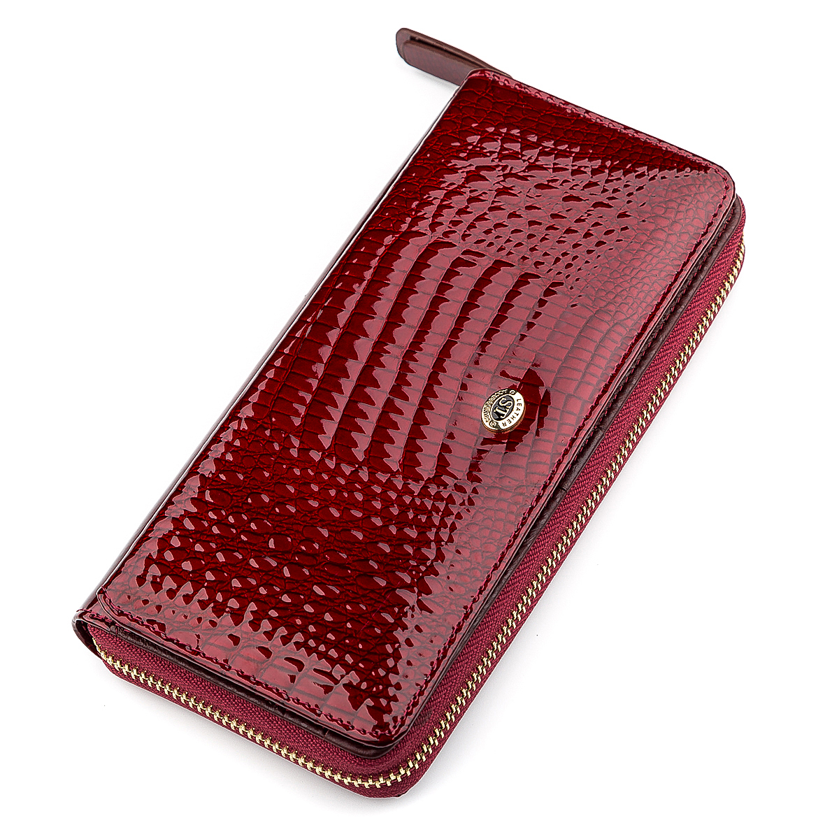 

Кошелек женский ST Leather 18434 на молнии Бордовый