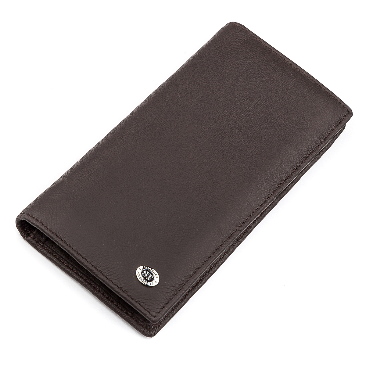 

Мужской купюрник ST Leather 18368 функциональный Коричневый