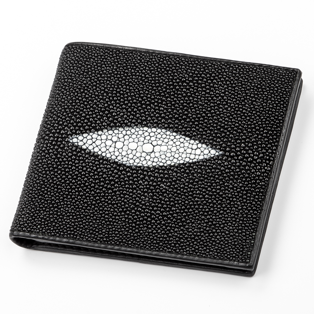 

Портмоне мужское STINGRAY LEATHER 18071 из натуральной кожи морского ската Черное
