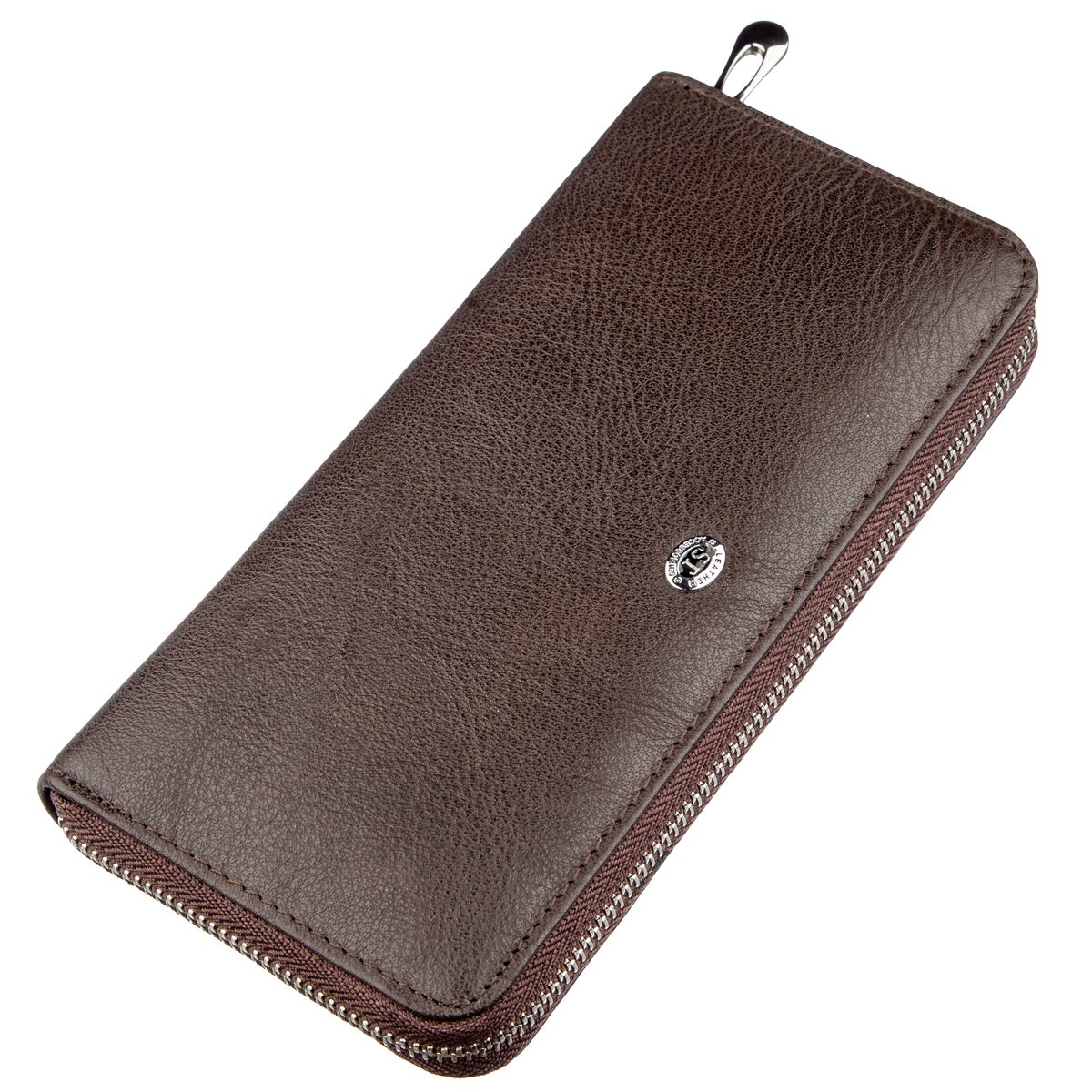 

Вертикальный женский кошелек ST Leather 18860 Коричневый
