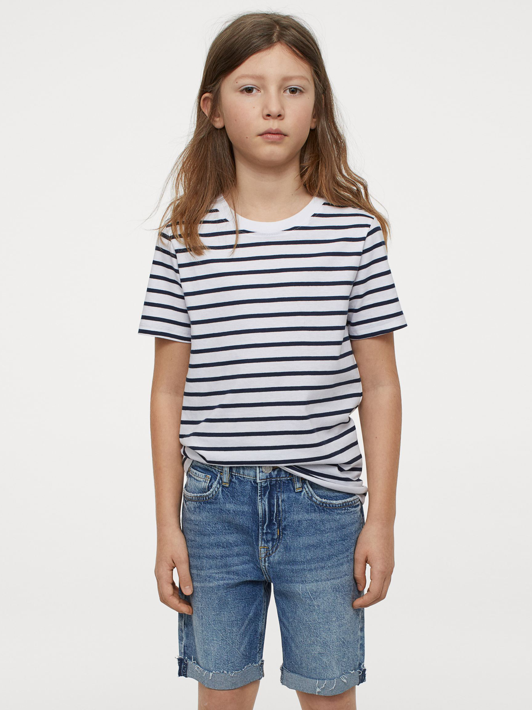 

Шорты джинсовые H&M 834898b46 146 см Синие