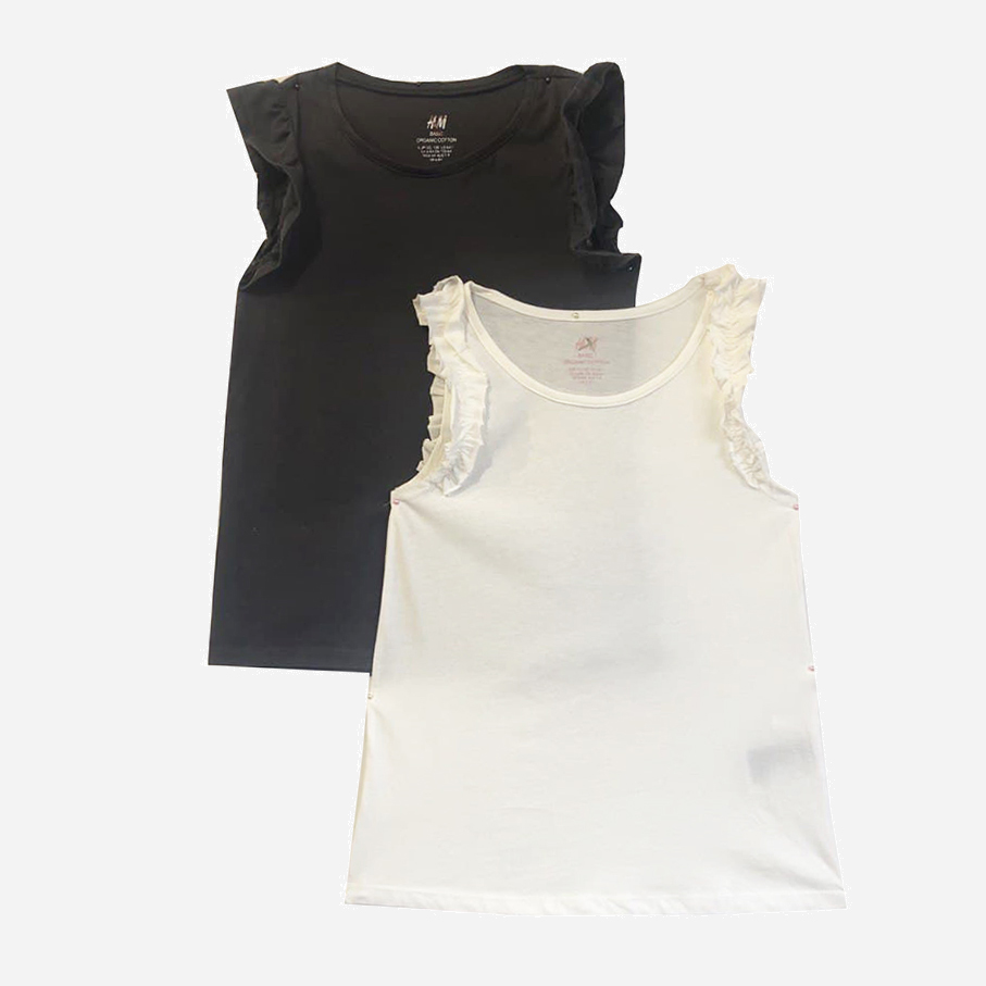 

Майка H&M 9528173b47 122-128 см 2 шт Комбинированная (100000020260)