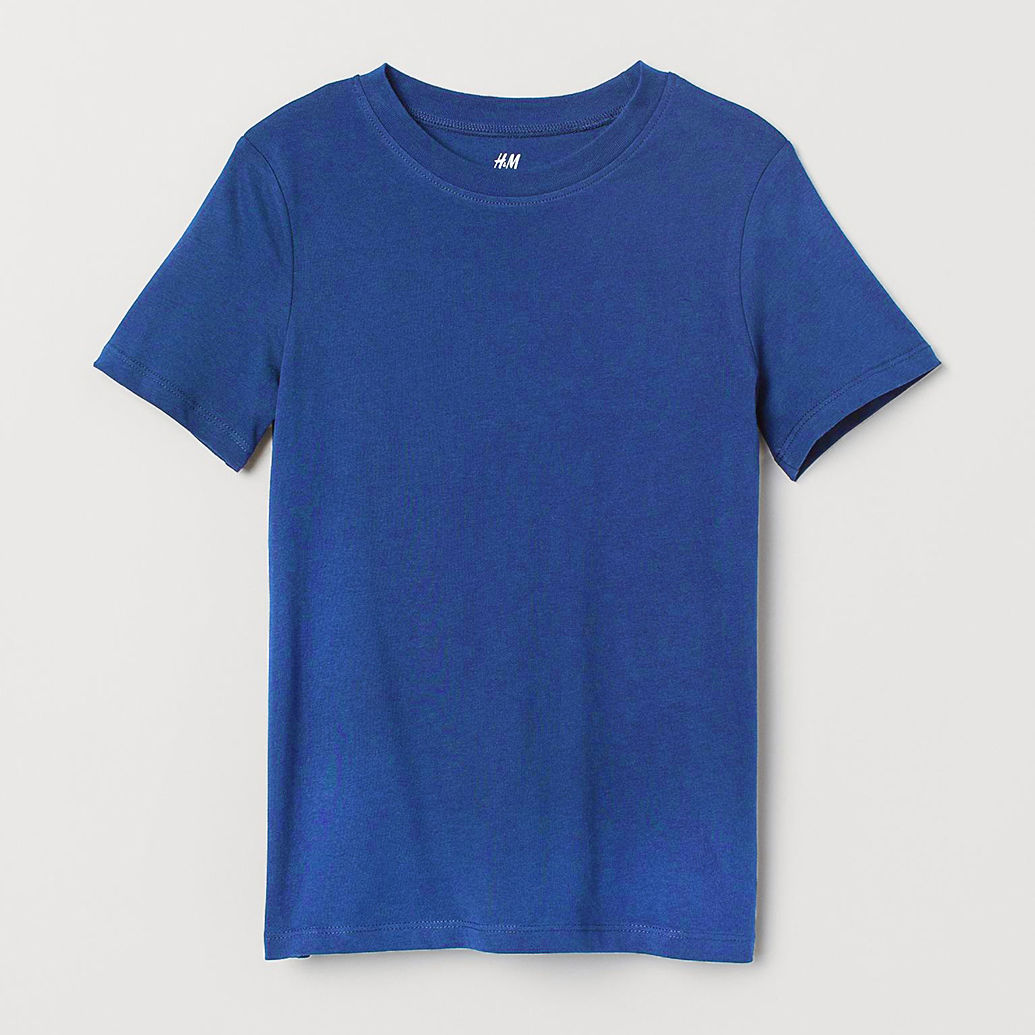 

Футболка H&M 749176b47 134-140 см Темно-синяя