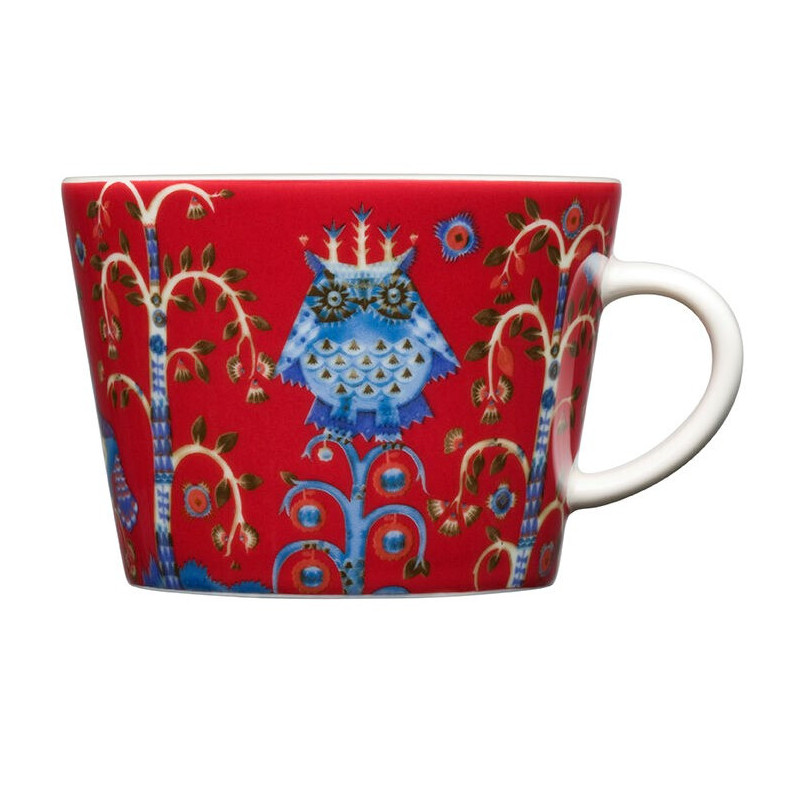 

Чашка красная с рисунком 200мл Taika, iittala