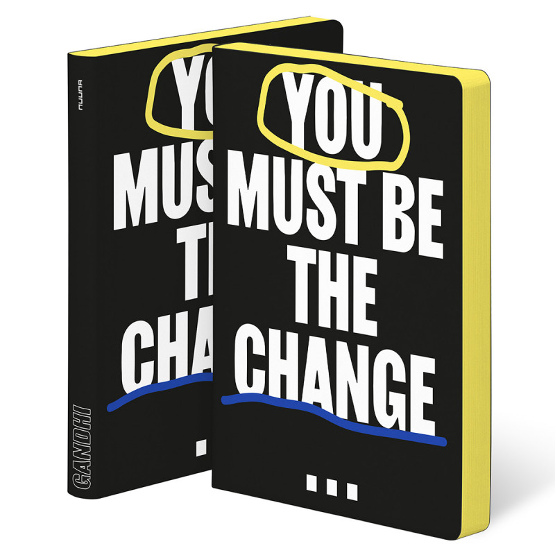 

Блокнот "Be the change" 256 стр., Nuuna