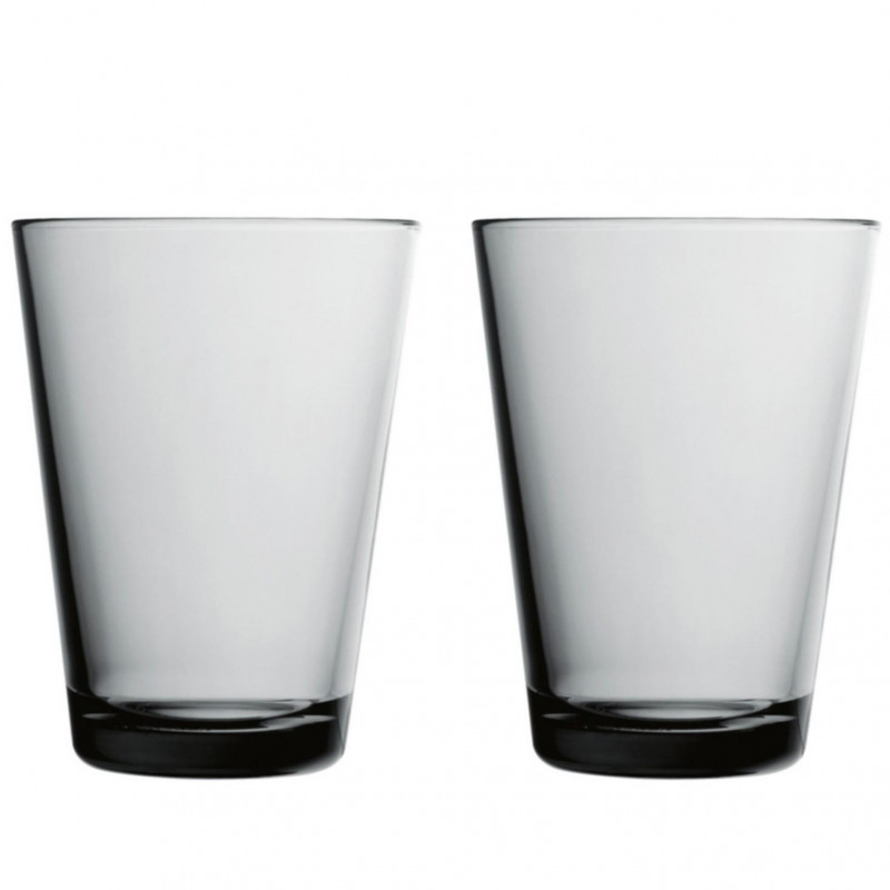 

Набор стаканов стеклянных сине-серых Kartio (2 шт. в уп.) 400 мл, iittala