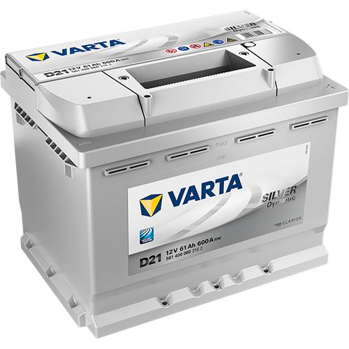 VARTA D52 SILVER dynamic AGM Autobatterie Starterbatterie 12V 60Ah EN680A