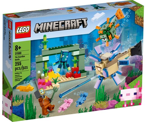

Конструктор LEGO Minecraft Битва со стражем (21180)