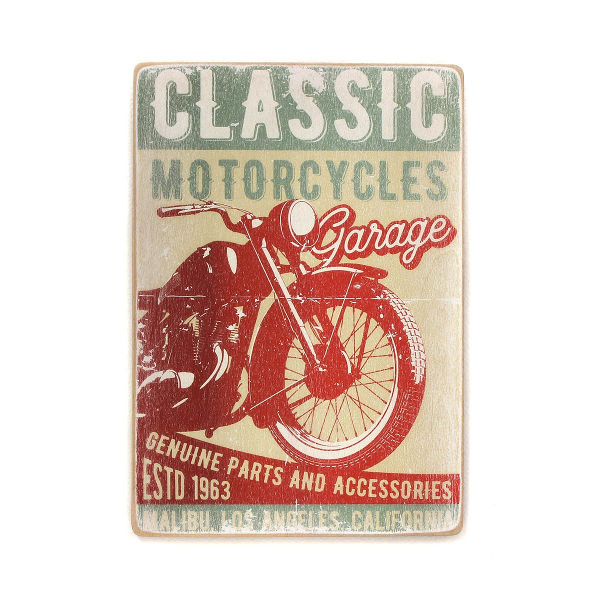 

Деревянный постер Wood Posters "Classic motorcycles garage" (A1 формат, фанера)