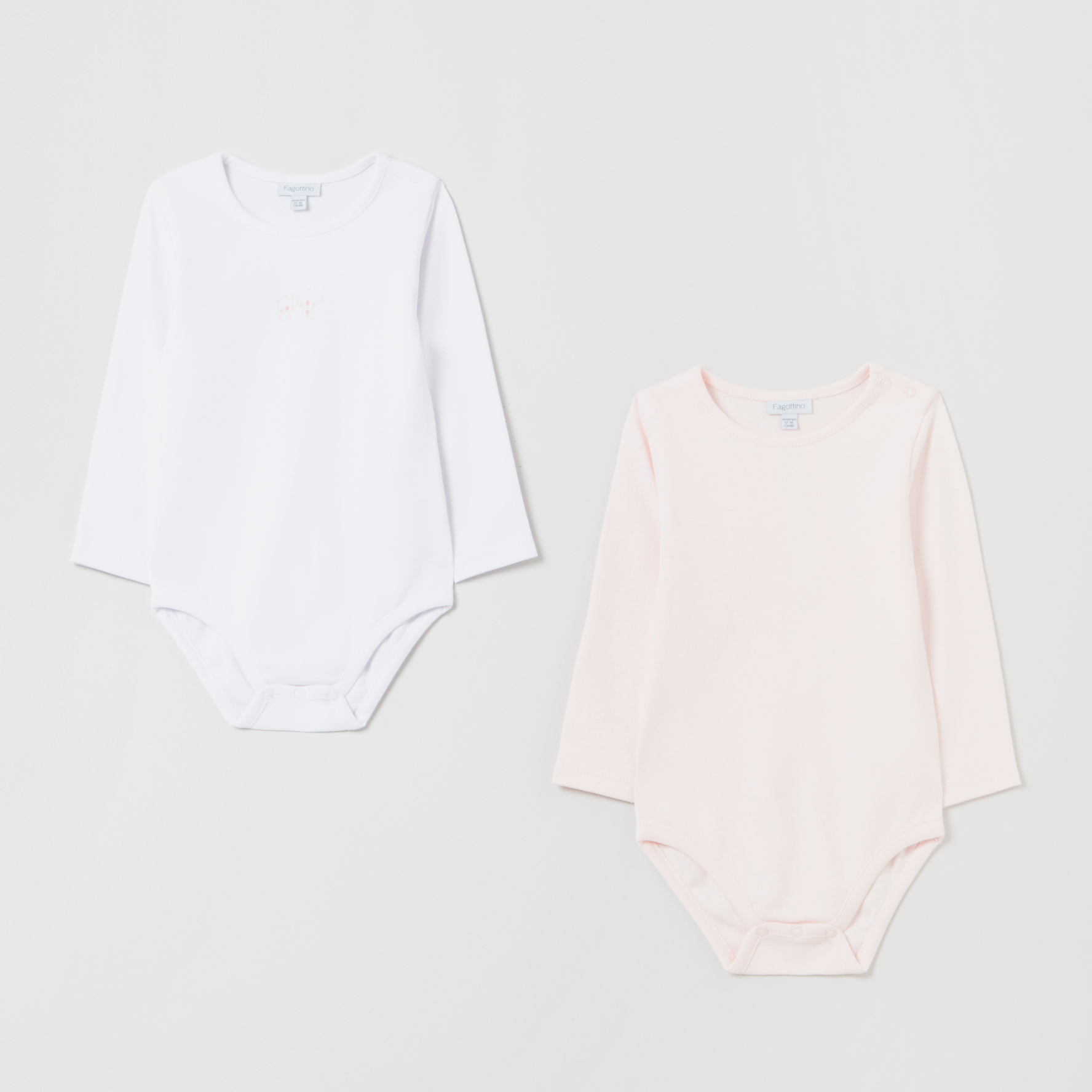 

Боди OVS 1318583 92 см 2 шт Pink