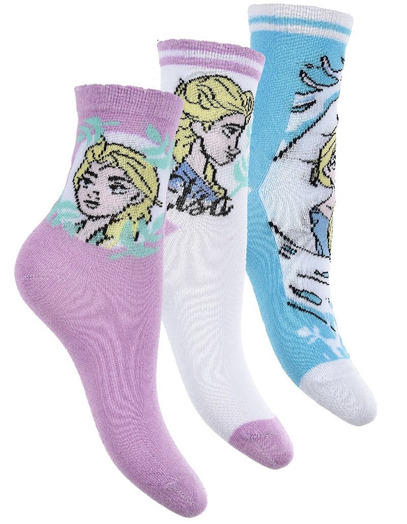 

Носки 3 пары Disney Frozen (Холодное Cердце) 023/026 р Разноцветные UE06171