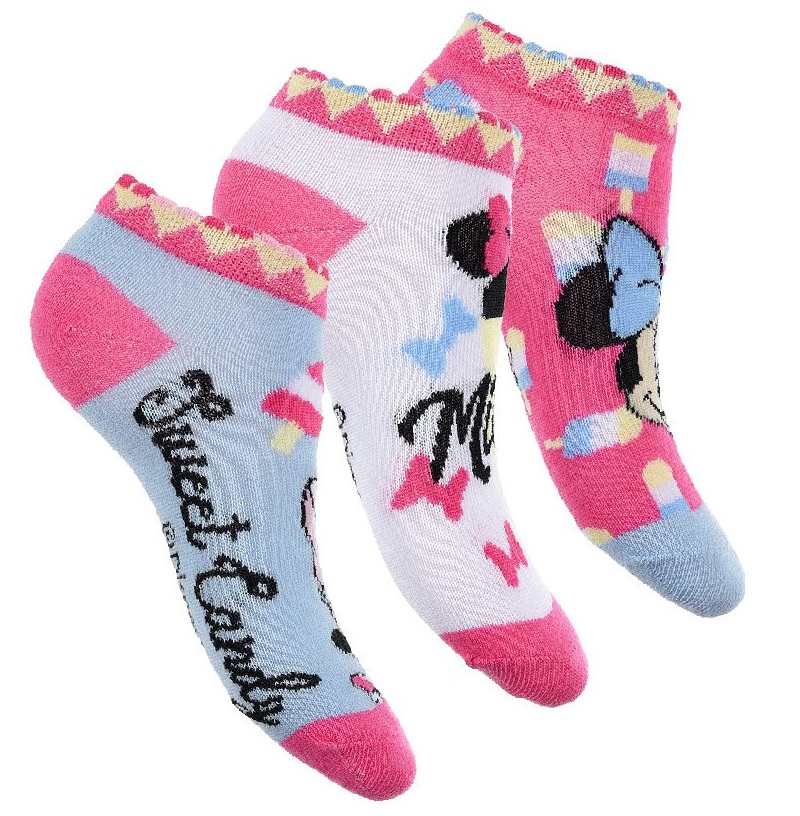 

Носки 3 пары Disney Minnie Mouse (Минни Маус) 031/034 р Разноцвет UE06091