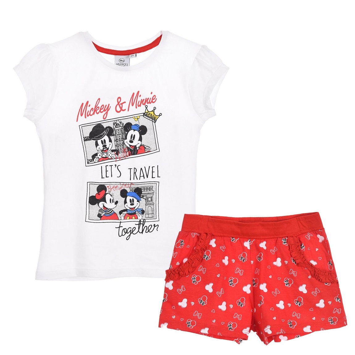 

Костюм (футболка, шорты) Disney Minnie Mouse (Минни Маус) 116 см Разноцвет ET11332