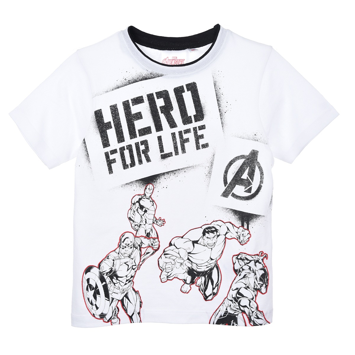 

Футболка Disney Avengers (Мстители) 128 см Белый UE10621