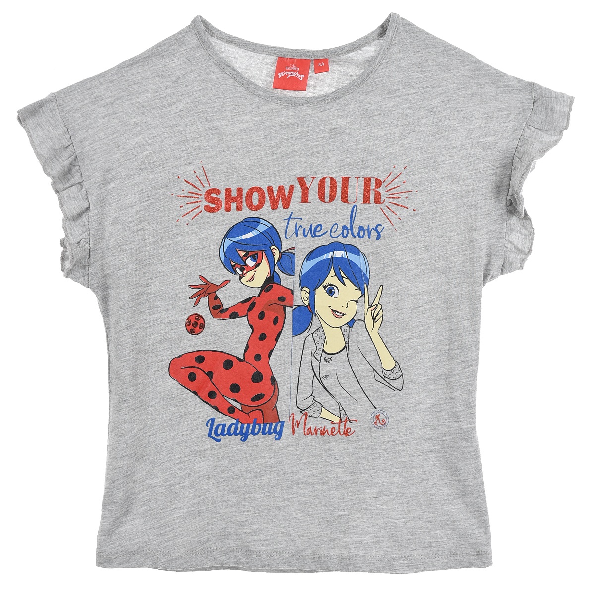 

Футболка Disney Miraculous Ladybug (Леди Баг и Супер-Кот) 128 см Серый UE11432