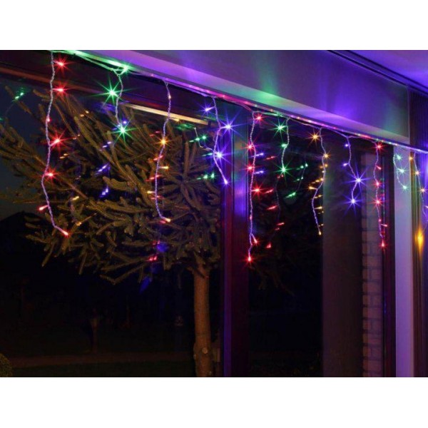 

Гірлянда завіса Sople 100 led довжина 2.5 м мульти з перехідником (787878)