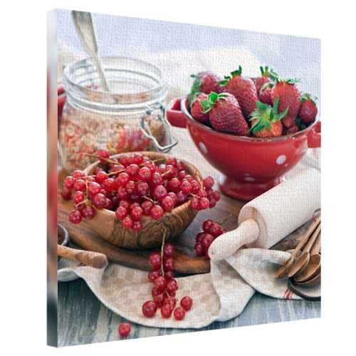 

Картина на ткани Смородина и клубника Presentville 65х65х2 см 000170661