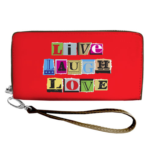 

Кошелёк на замке BIG (текстиль) Live laugh love Presentville 18,5х10 см 000174262
