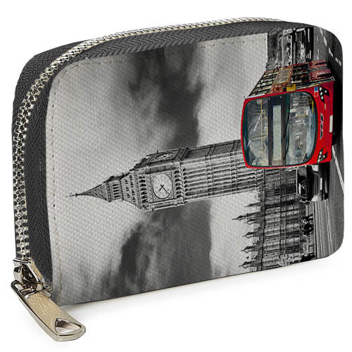 

Кошелёк на замке MINI (текстиль) Лондон Presentville 12,5х8,5 см 000175559