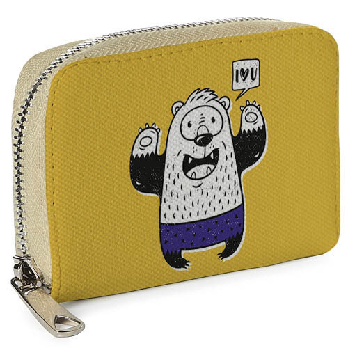 

Кошелёк на замке MINI (текстиль) Медведь Presentville 12,5х8,5 см 000175863