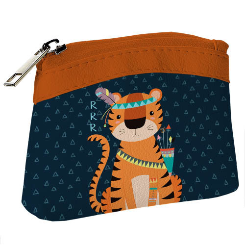 

Кошелёк детский KID Тигр индеец Presentville 12х9,5 см 000179237