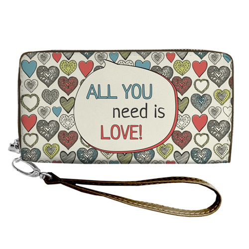 

Кошелёк на замке BIG (текстиль) All you need is love! Presentville 18,5х10 см 000174247