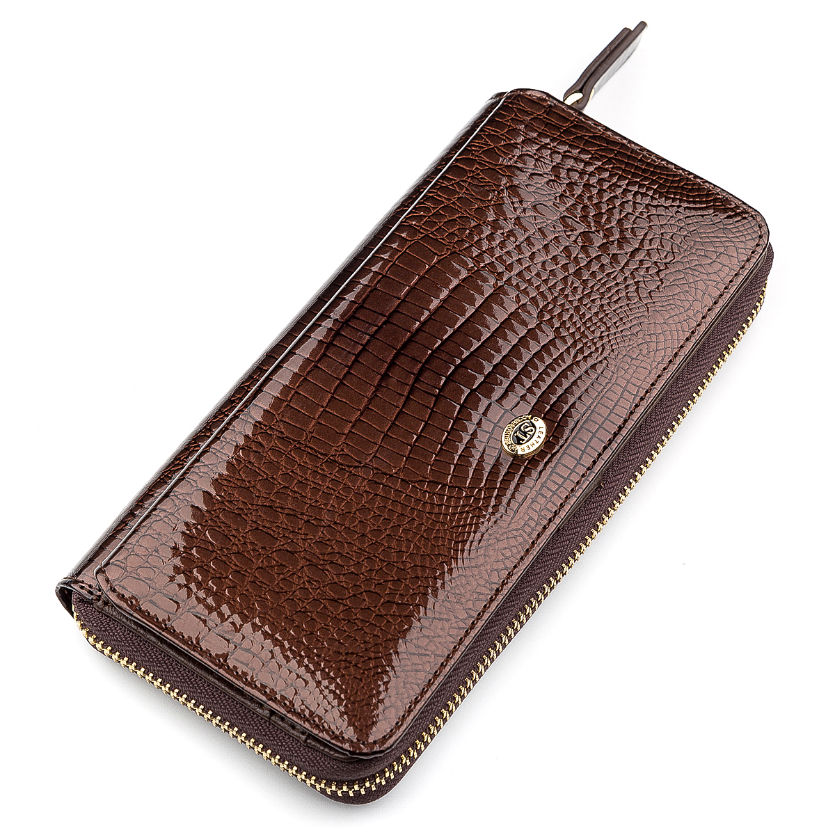 

Кошелек женский ST Leather 18438 многофункциональный Коричневый