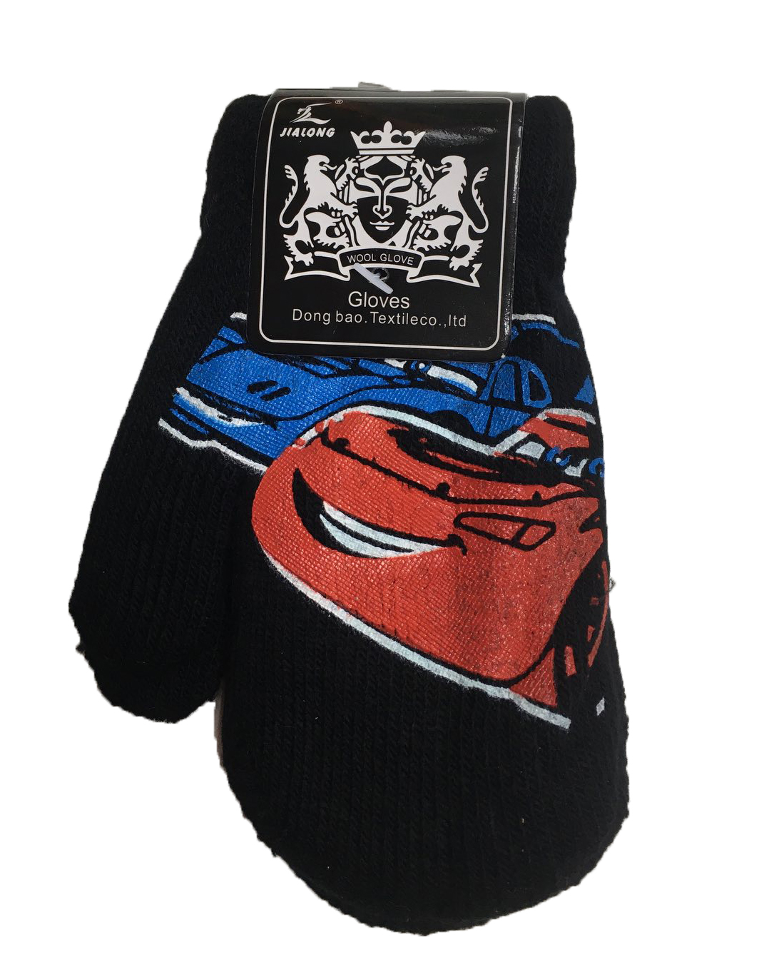 

Варежки Gloves начес, Тачки 98-104 см Черный N111