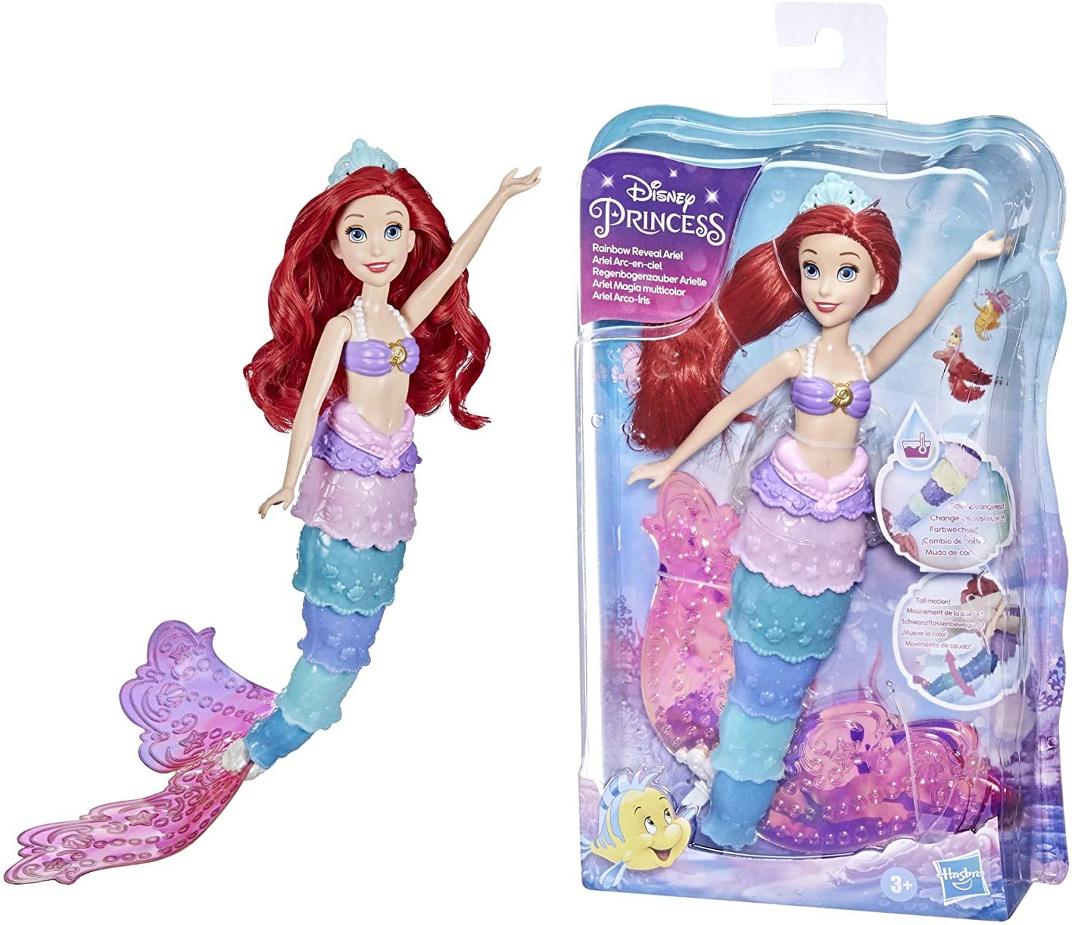 

Disney Ariel Hasbro кукла меняющая цвет водная игрушка
