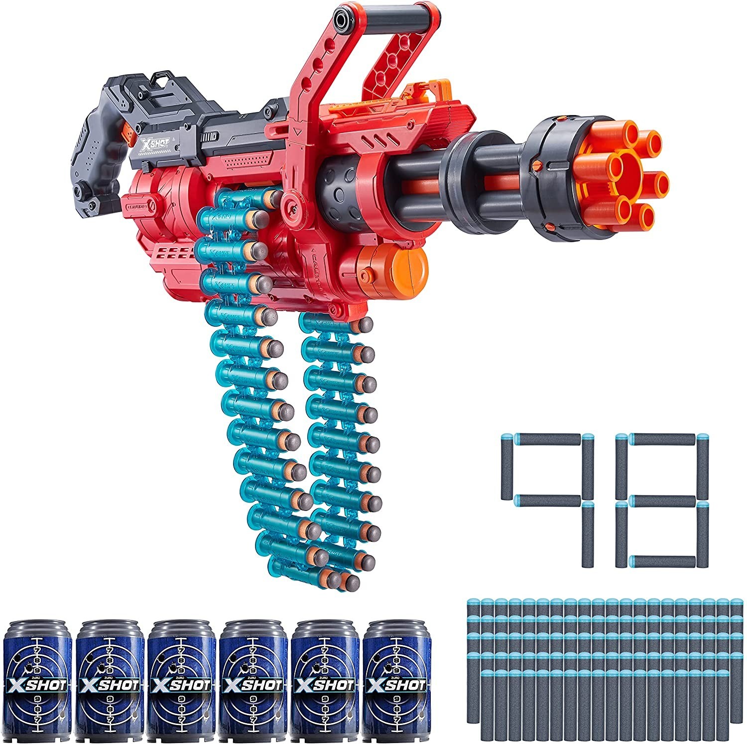 

Скорострельный бластер Zuru X-Shot Excel Omega Foam Dart Blaster (36484)