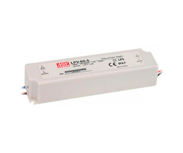 

Блок питания Mean Well LPV-60-24 для LED экранов 24 В 60 Вт